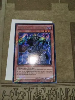 YUGIOH BROWW HUNTSMAN OF DARK WORLD LCJW SECRET 1ST ED LP BLEED HOLO SPANISH - Image 4