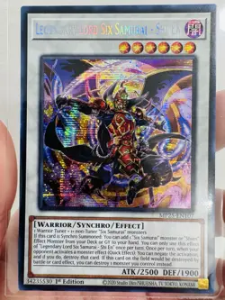 Yugioh Legendary Lord Six Samurai - Shi En MP25-EN107 Prismatic Secret Rare NM - Image 1