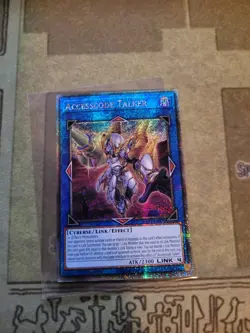 YUGIOH ACCESSCODE TALKER RA04-EN079 QUARTER CENTURY SECRET 1ST ED NM ALT ART - Image 1