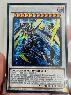 Yugioh Centur-Ion Auxila MP25-EN068 1st Edition Prismatic Secret Rare NM - Image 1