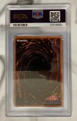 Wynn the Wind Channeler PSA 9 RC04-JP019 Quarter Century Secret 25th Yugioh - Image 3