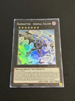 Raidraptor - Arsenal Falcon ROTD-EN094 1st Super Rare NM Yugioh Card - Image 1