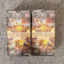 Yu Gi Oh OCG QUARTER CENTURY ART COLLECTION BOX 2 BOX with shrink wrap yugioh ar - Image 1