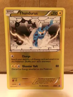 Tornadus, Thundururs, and Landorus BW41 BW42 BW43 Black & White Promo Cards 2012 - Image 4