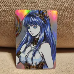 Saori Kido Saint Seiya Goddess Anime Waifu Holo Card Carddass Masters #40 - Image 1