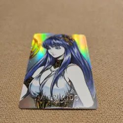 Saori Kido Saint Seiya Goddess Anime Waifu Holo Card Carddass Masters #40 - Image 4