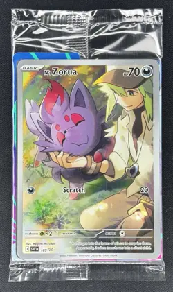Pokemon TCG Illustration N's Zorua Promo Card #189 Sealed Grade It - Image 1