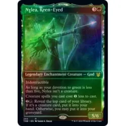 FOIL NYLEA, KEEN-EYED (SHOWCASE) Theros Beyond Death THB Magic MTG MINT CARD - Image 1