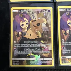 Pokemon Mimikyu 245/236 SM Cosmic Eclipse Full Art Secret Rare Card lot - Image 4