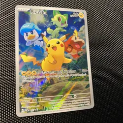 Pokemon - Pikachu SVP 027 Scarlet & Violet Promo Card Paldea Evolved NM - Image 2