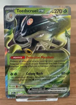 Pokemon TCG Toedscruel EX Sv03: Obsidian Flames Holo Double Rare Card 022/197 - Image 1