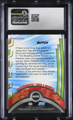CGC 7 Butch Topps 2000 Series 3 HV10 Rainbow Foil Pokemon Card - Image 2