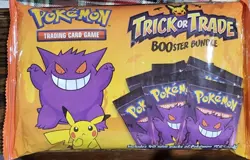 Pokemon Trick or Trade BOOster Bundle Sealed 40 Mini Booster Packs of 3 Cards - Image 1