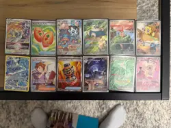 Lot Of 12 - Pokemon TCG Illustration Rare Cards Pack Fresh 🔥151, MEGA EVOLUTION - Image 1
