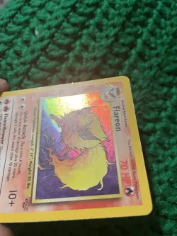 Flareon Jungle 3/64 Holo Rare Pokemon Card Vintage Wotc HP - Image 3