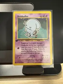 Pokemon TCG Wobbuffet 35/75 Neo Discovery 1st Edition Regular Card NM - Image 2
