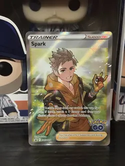 Pokemon TCG - Pokemon GO - Trainer Spark #SWSH226 - Black Star Promo Card - Image 1