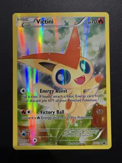 Victini XY117 Holo Promo Black Star NM Pokemon Card 2016 XY Series - Image 1
