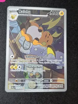 Pokemon TCG Raichu Holo Card Sv02: Paldea Evolved 211/193 NM Condition - Image 1