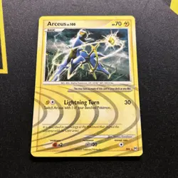 Arceus AR6 LP -Ultra Rare Vintage Pokemon Card- Platinum Arceus (4s) - Image 1