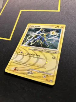 Arceus AR6 LP -Ultra Rare Vintage Pokemon Card- Platinum Arceus (4s) - Image 2