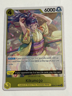 Kikunojo OP06-104 R Wings of Captain ONE PIECE Card Game NM English - Image 1