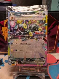 Pokemon TCG Prismatic Evolutions Umbreon EX Card 060/131 Stamped Promo, Sealed - Image 1