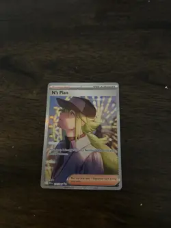 N's Plan SIR 170/086 Black Bolt English Pokemon Card Nm - Image 1