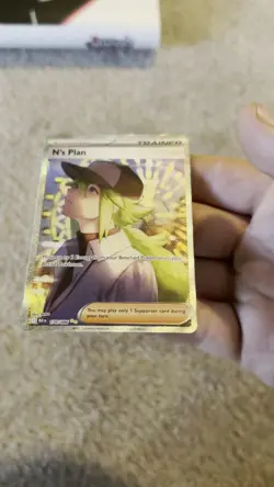 N's Plan SIR 170/086 Black Bolt English Pokemon Card Nm - Image 2