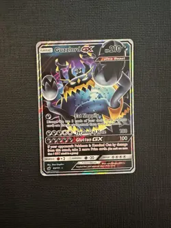 Guzzlord GX 63/111 Sun & Moon Crimson Invasion Holo Pokemon Card TCG MP - Image 1