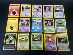 Vintage Pokemon French Lot (15 Cards) - Neo Genesis / Team Rocket / Energy Mix - Image 1
