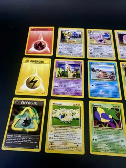 Vintage Pokemon French Lot (15 Cards) - Neo Genesis / Team Rocket / Energy Mix - Image 3