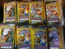 Pokemon Sun & Moon Unified Minds 3 Card Mini Booster Pack - Image 2
