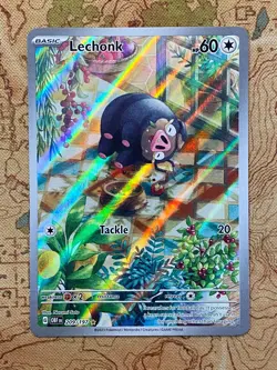 Pokemon Card TCG - Lechonk 209/197 Illustration Rare Obsidian Flames Near Mint - Image 2
