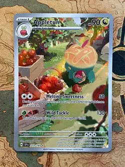 Pokemon Card TCG - Appletun 211/191 Illustration Rare Surging Sparks Near Mint - Image 1