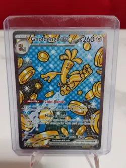 Pokemon Gholdengo EX TCG Prismatic Evolutions Card 164/131 PSA 10 CONTENDER - Image 1