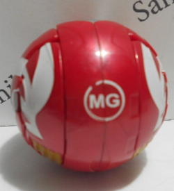 Bakugan Gus Burnan Red Pyrus BakuTech 590G & matching card - Image 5