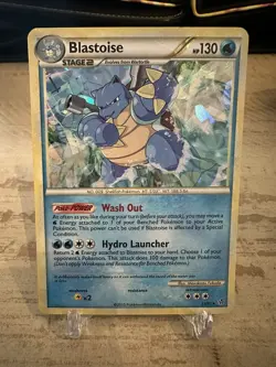Pokemon Card Promo Blastoise 13/95 Holo Cracked Ice - Image 2