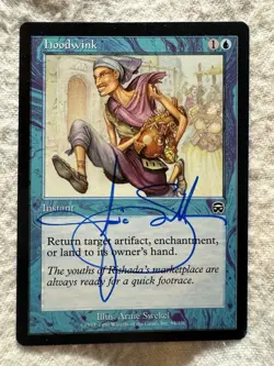 MTG - Hoodwink - Mercadian Masques - NM - Artist Signed - Free Shipping! - Image 1