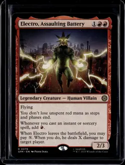 Electro, Assaulting Battery - 76 - SPM - NM - MTG Magic the Gathering - Image 1