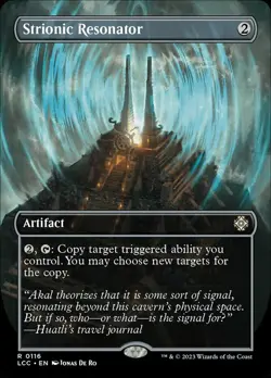 1 x Strionic Resonator - Borderless - Commander: The Lost Caverns of Ixalan - NM - Image 1