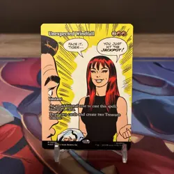 Unexpected Windfall - Borderless - #M 0029 -Marvel's Spider-Man - MTG - NM/M - Image 1