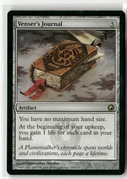 Magic the Gathering Venser's Journal Scars of Mirrodin #220 - Image 1