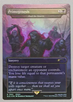 MTG x FINAL FANTASY SECRET LAIR - PRIMOGENESIS #7001 RAINBOW FOIL - Image 1