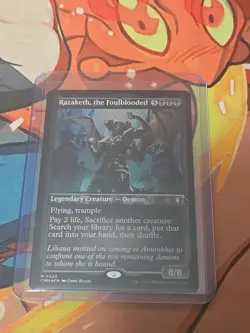 Razaketh, the Foulblooded (Foil Etched) Commander Masters Foil - Image 1