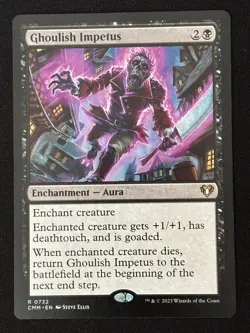 1x MTG Ghoulish Impetus - Commander Masters (CMM) #732 - Magic the Gathering - Image 3
