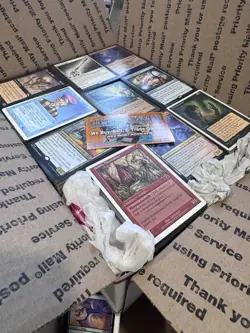 🧙17lbs+ 4200+ UNSEARCHED Magic The Gathering Bulk Lot LP/NM w/ Rares & Foils‼ - Image 1