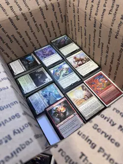 🧙17lbs+ 4200+ UNSEARCHED Magic The Gathering Bulk Lot LP/NM w/ Rares & Foils‼ - Image 4