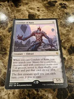CONDUIT OF RUIN Magic the Gathering MTG Battle for Zendikar LP - Image 1