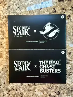 Secret Lair MTG Real Ghostbusters & Slimer Rainbow Foil Sealed Set - Image 1